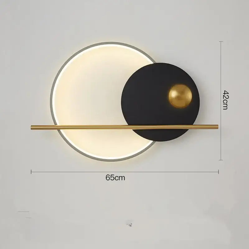 Terracotta Circular Wall Lamp