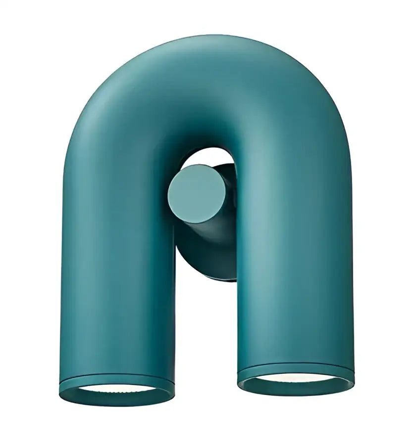 Terracotta U-Shaped Wall Lamp