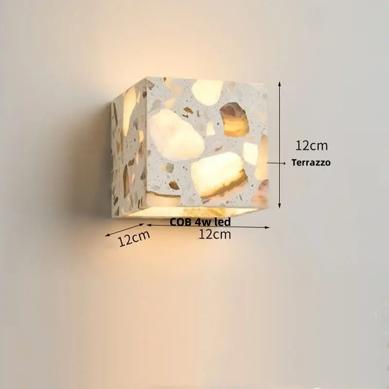 Terrazzo Cube Wall Light