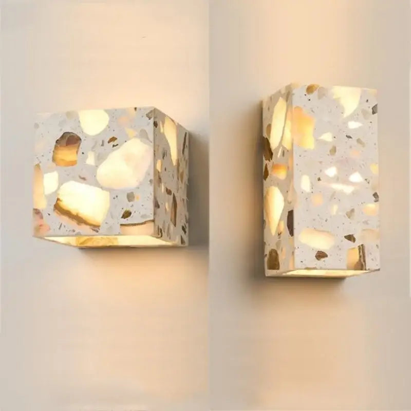 Terrazzo Cube Wall Light