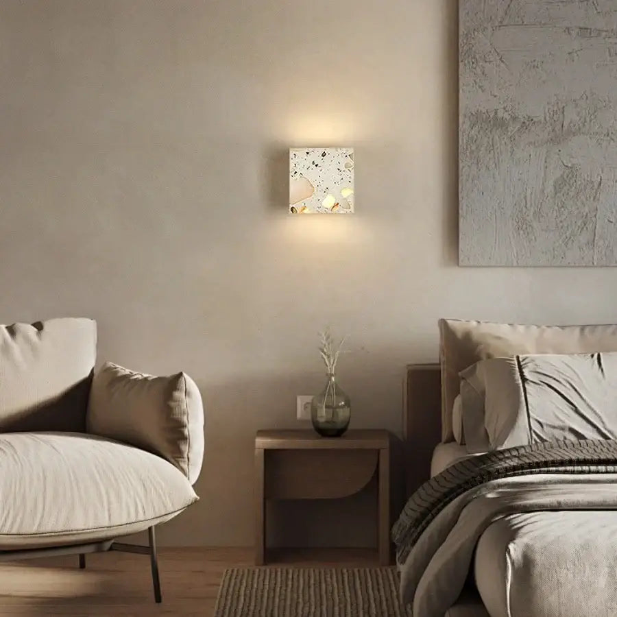 Terrazzo Cube Wall Light