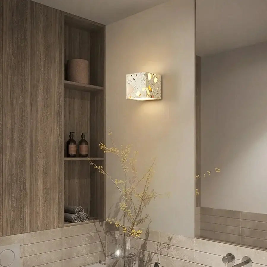 Terrazzo Cube Wall Light
