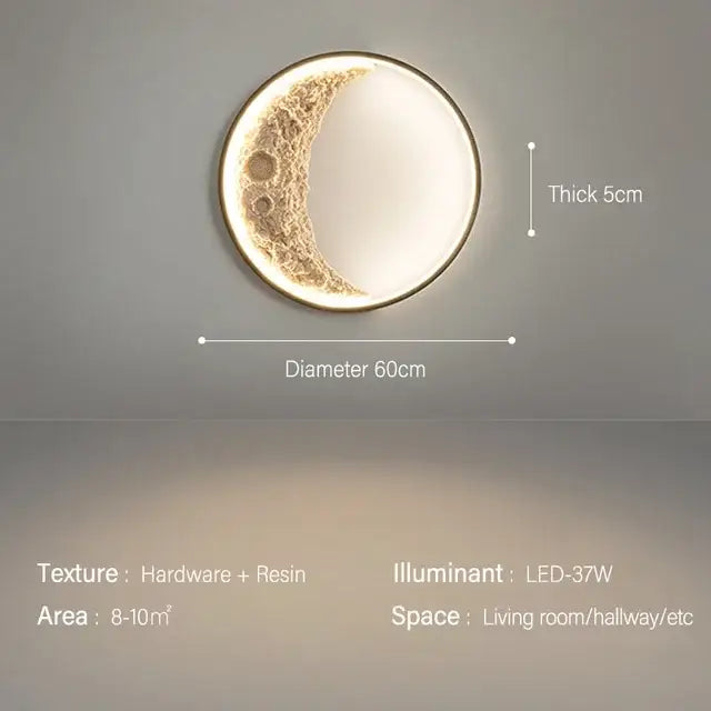 Crescent Moon Wall Lamp