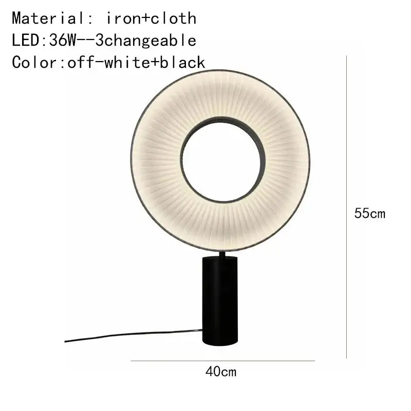 Fabric Round Pendant Light