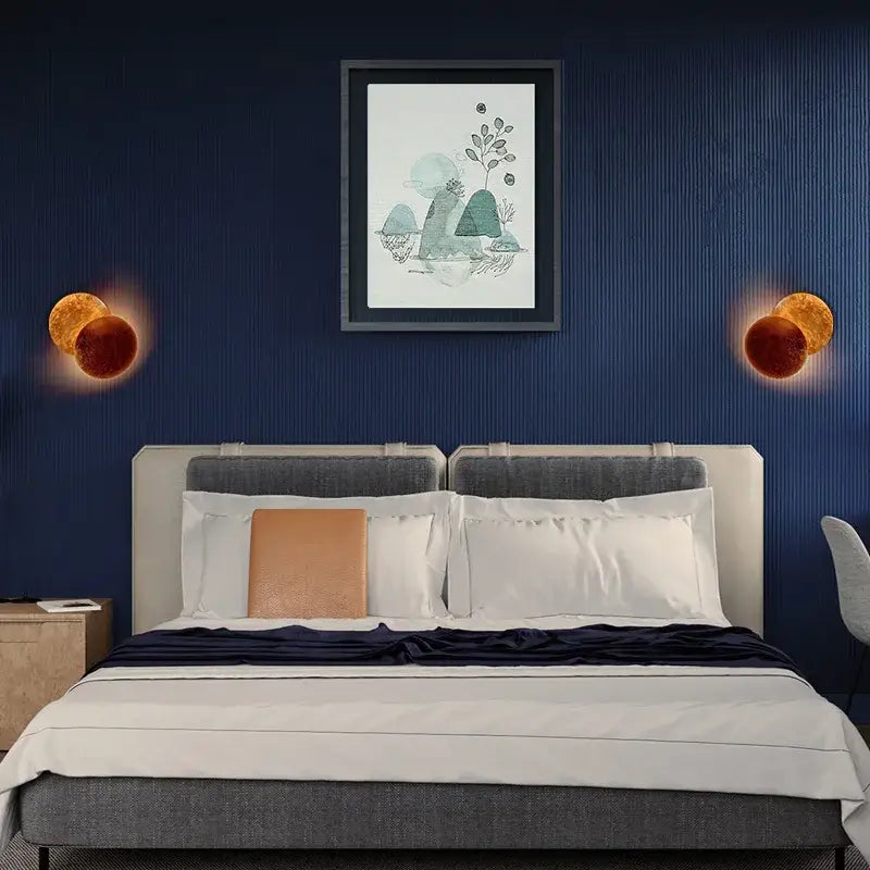 Copper Eclipse Wall Lamp