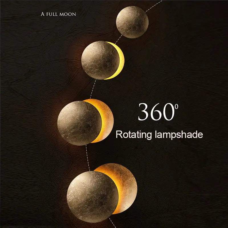 Copper Eclipse Wall Lamp