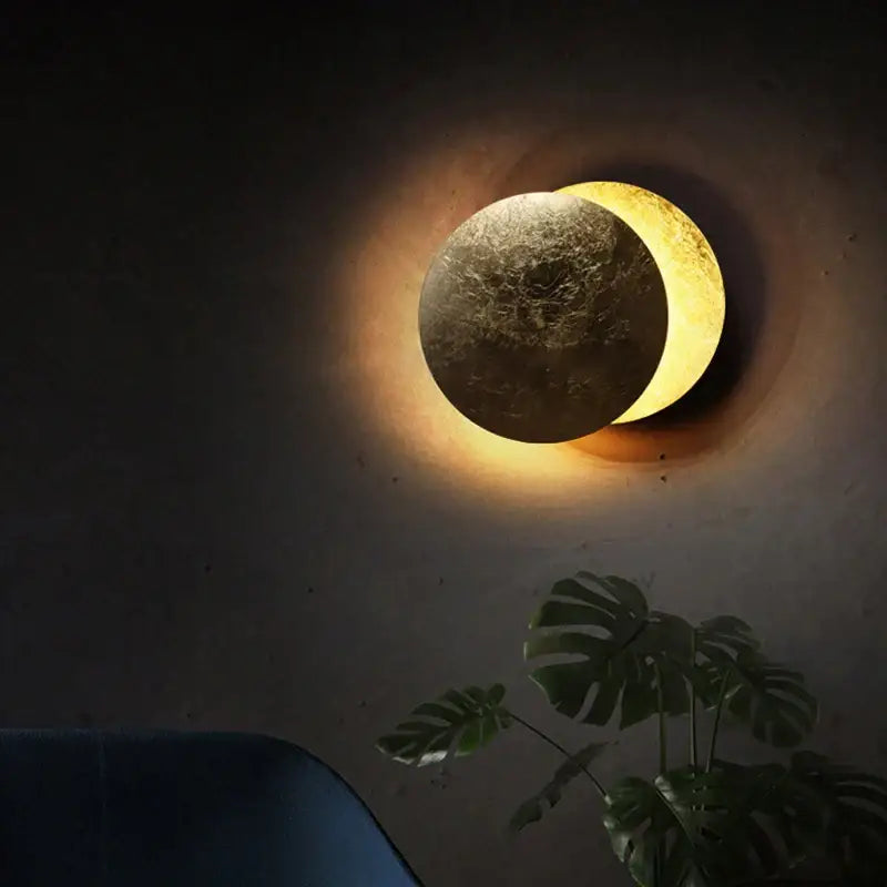 Copper Eclipse Wall Lamp