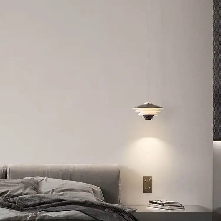 Cream Milk Glass Pendant