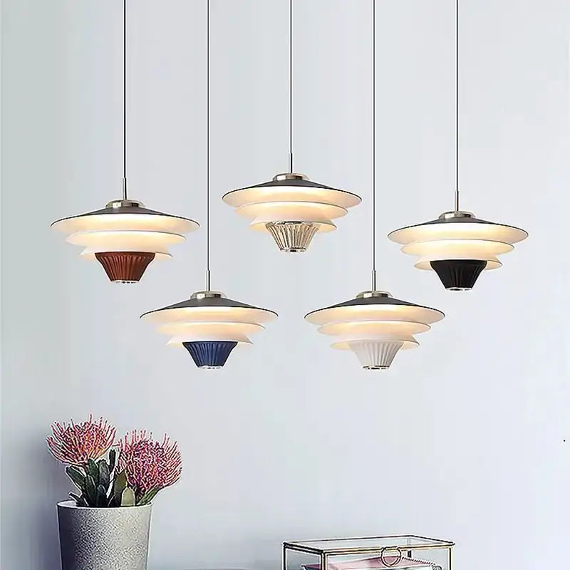 Cream Milk Glass Pendant