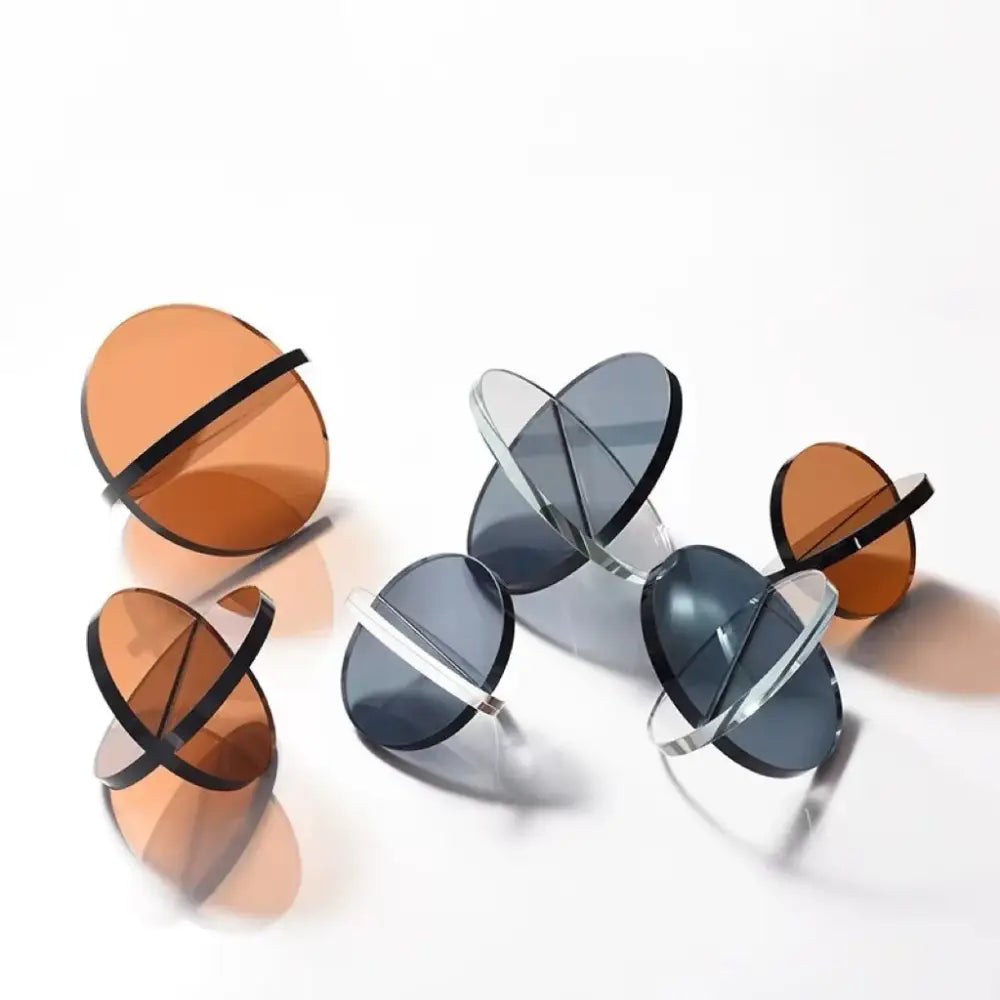 Tinted Glass Ball Semicircle