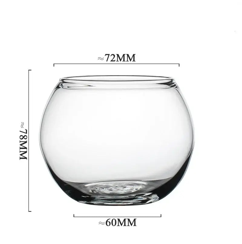 Amber Glass Coffee Mug