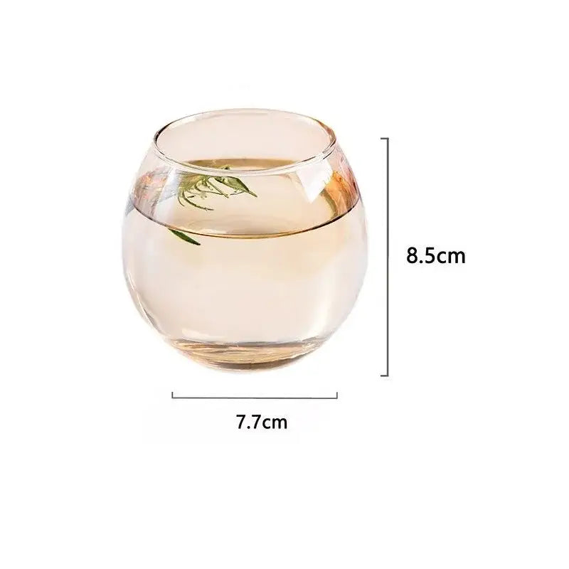 Amber Glass Coffee Mug