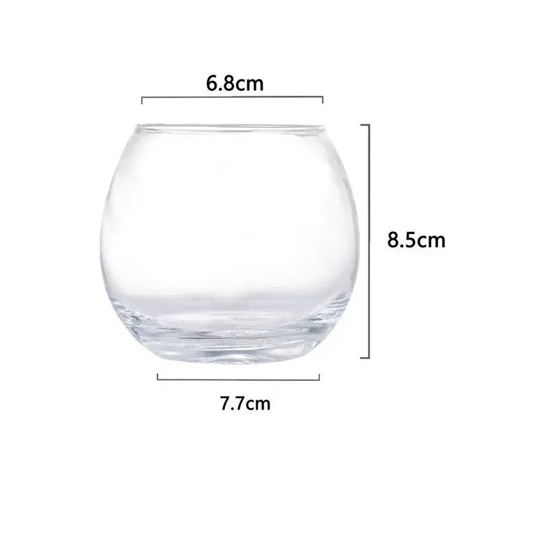 Amber Glass Coffee Mug