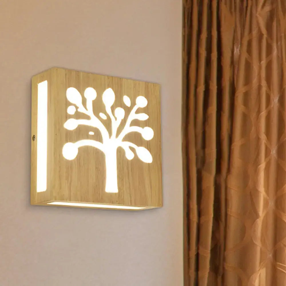 Bamboo Tree Pattern Wall Light