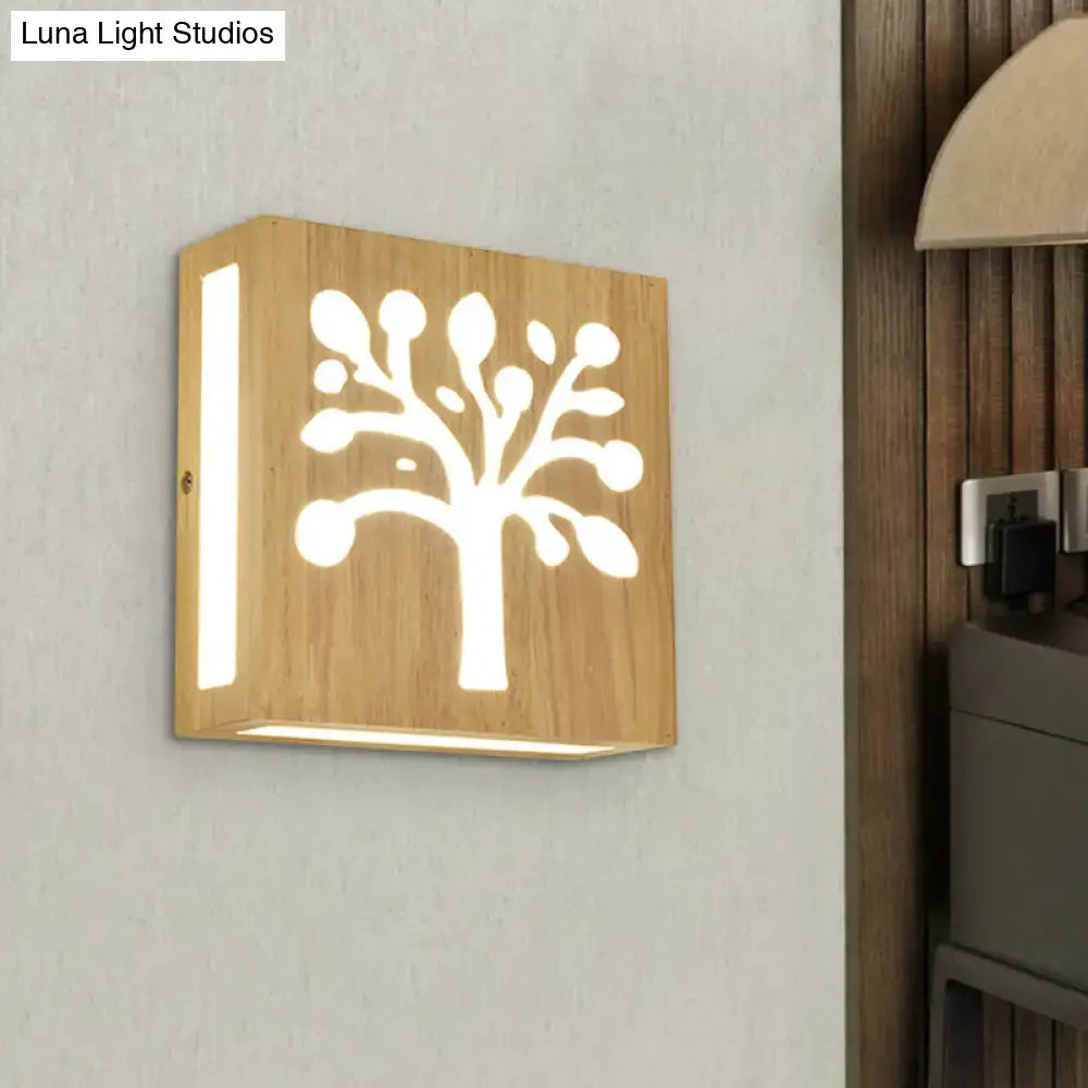 Bamboo Tree Pattern Wall Light