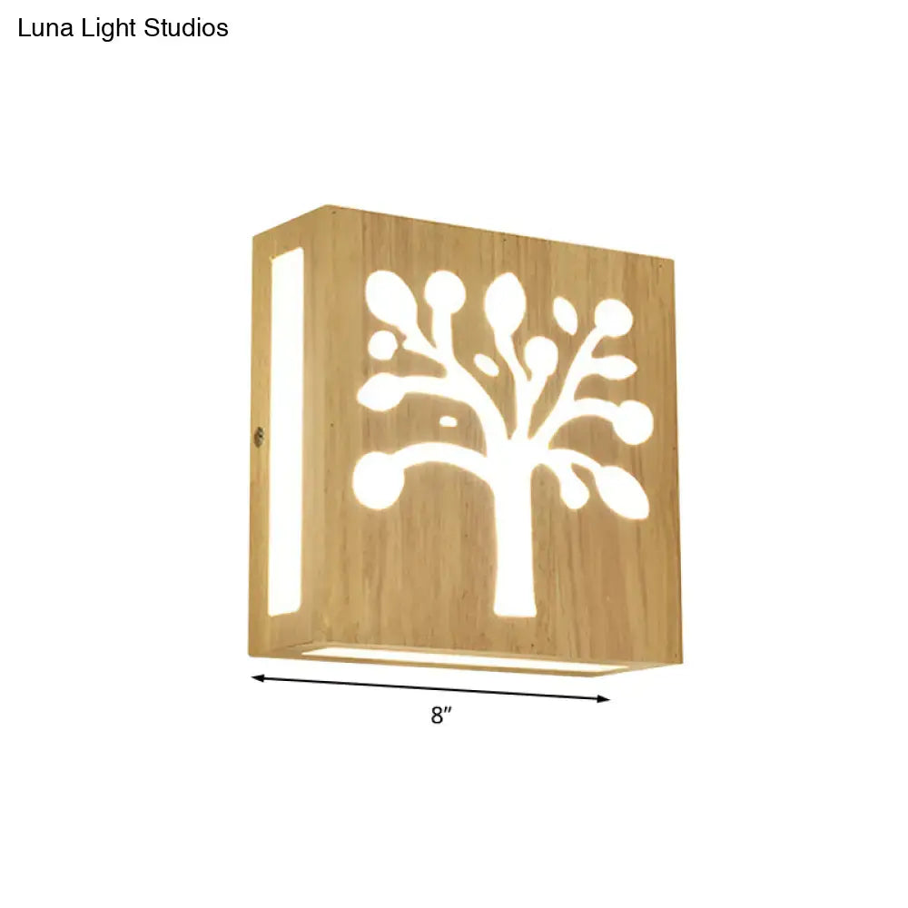 Bamboo Tree Pattern Wall Light