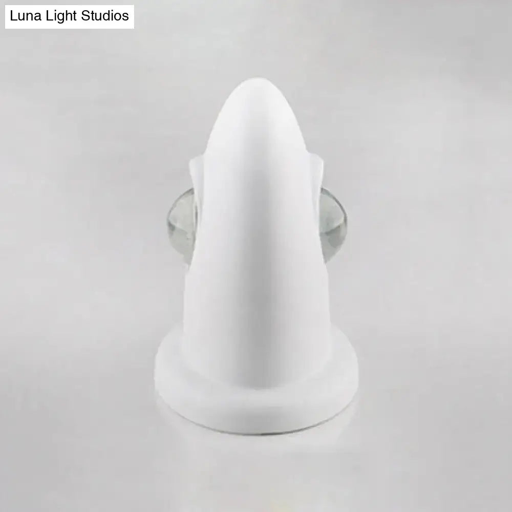 White Chrome Wall Sconce