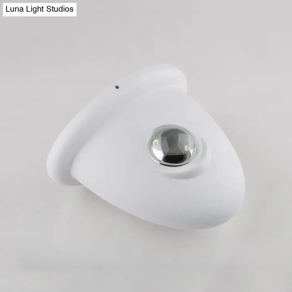 White Chrome Wall Sconce