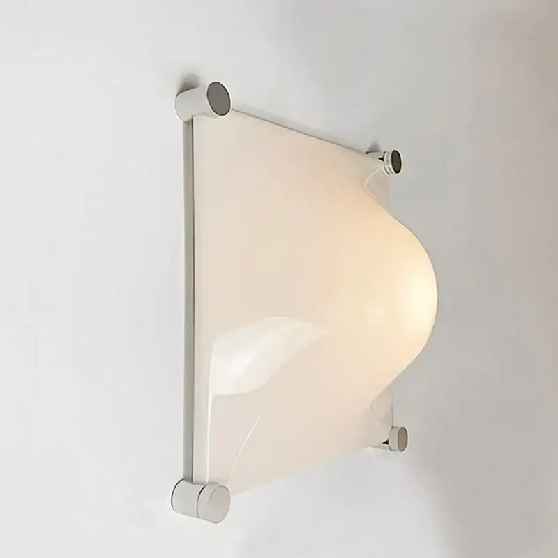 Cream Frosted Glass Sconce