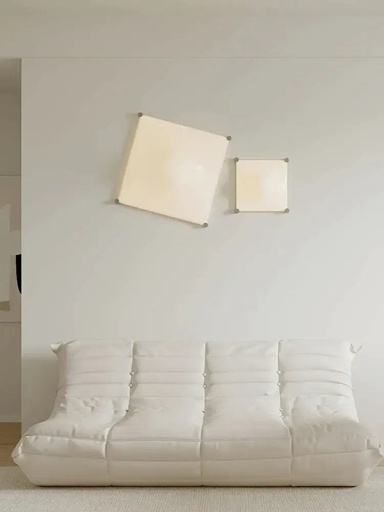 Cream Frosted Glass Sconce