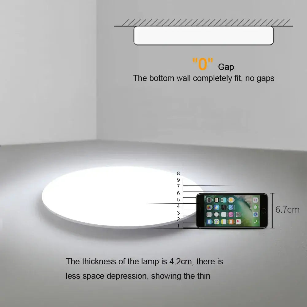 White Ultra-Thin Ceiling Light