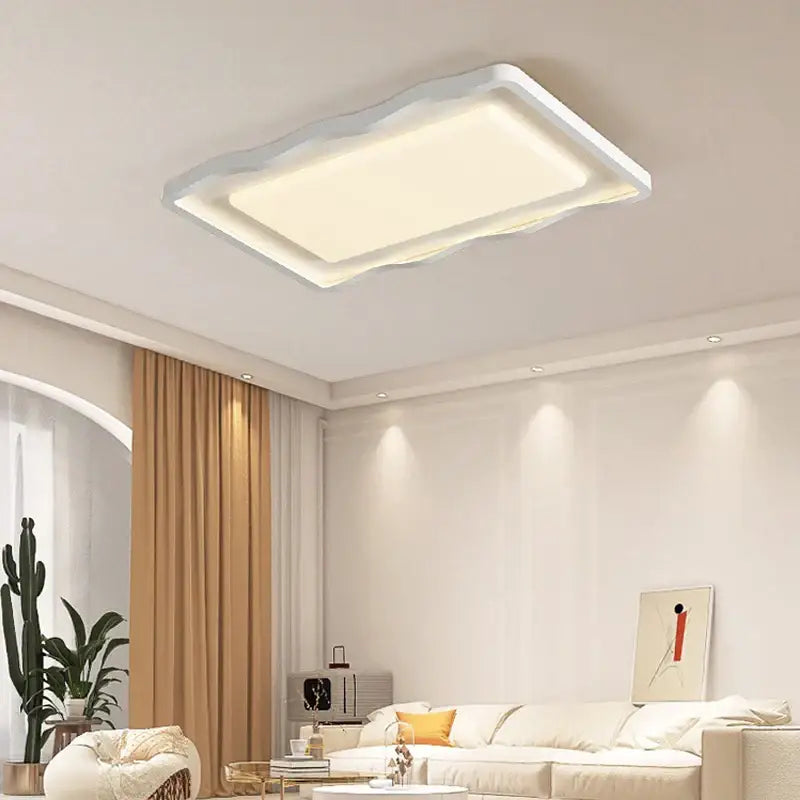 Cream LED Ceiling Lamp
