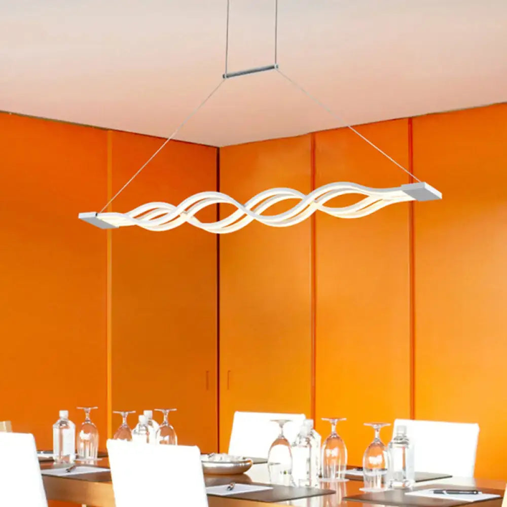 White Acrylic Kitchen Pendant