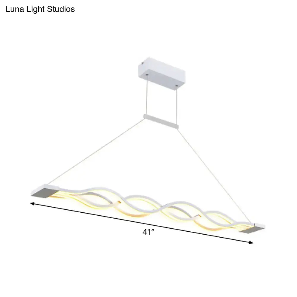 White Acrylic Kitchen Pendant