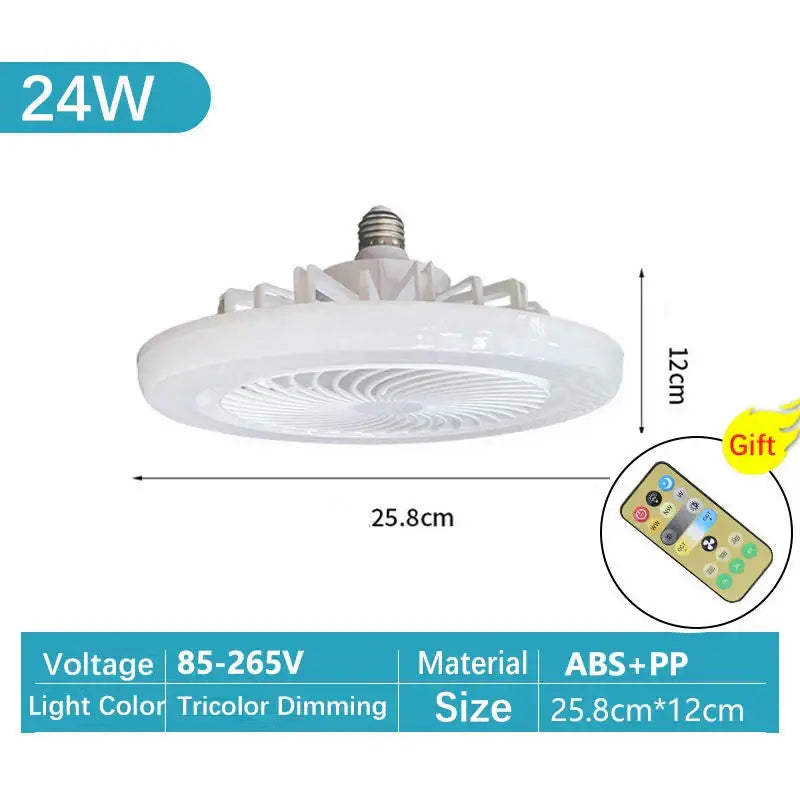 White Ceiling Fan Light