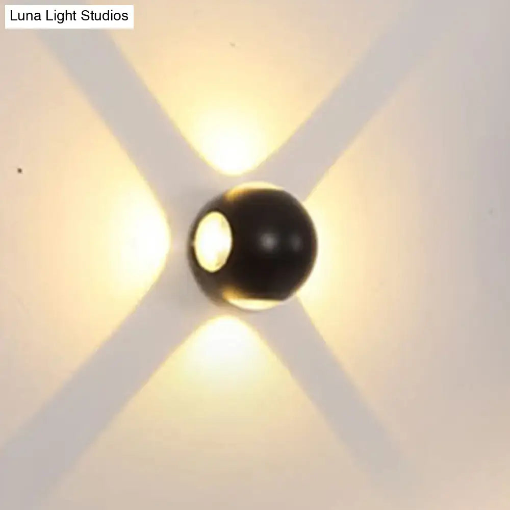 White Dome Wall Sconce