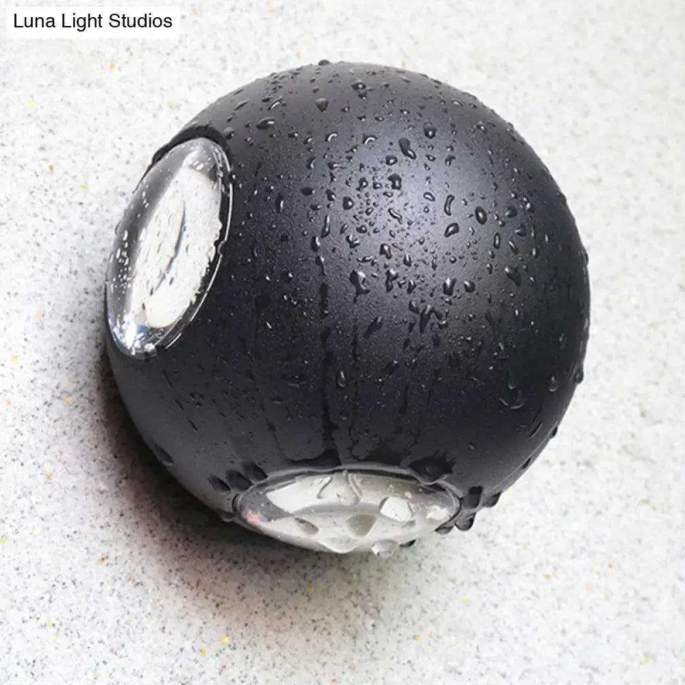 White Dome Wall Sconce