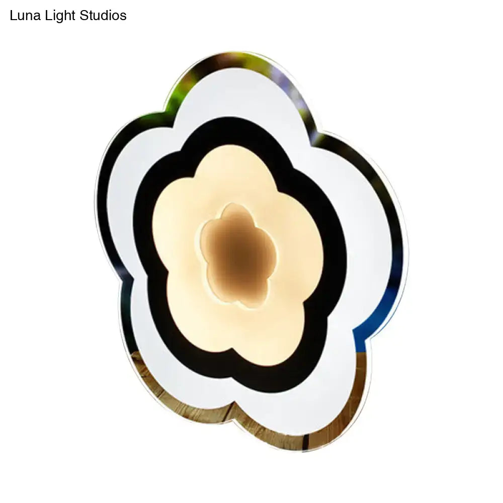 White Acrylic LED Table Lamp