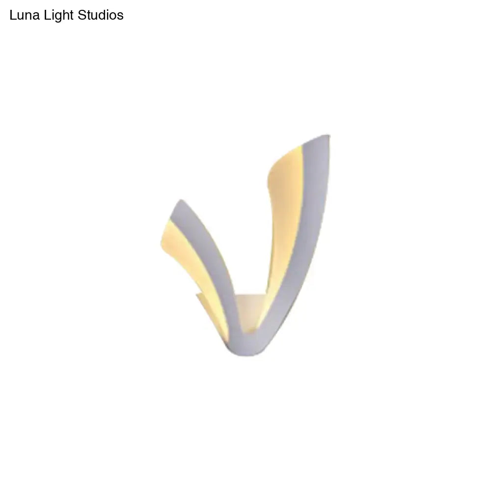 White Acrylic LED Table Lamp