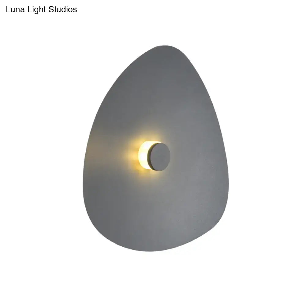 White Flaky Acrylic Sconce Glossy Three-Size
