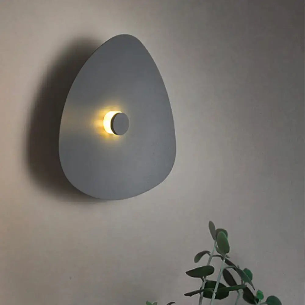 White Flaky Acrylic Sconce Glossy Three-Size