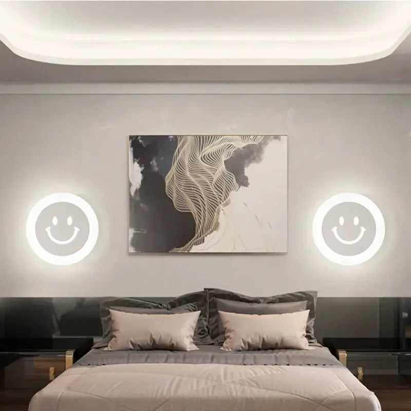 White Acrylic Kids Sconce