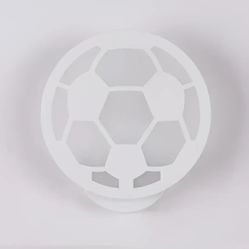 White Acrylic Kids Sconce