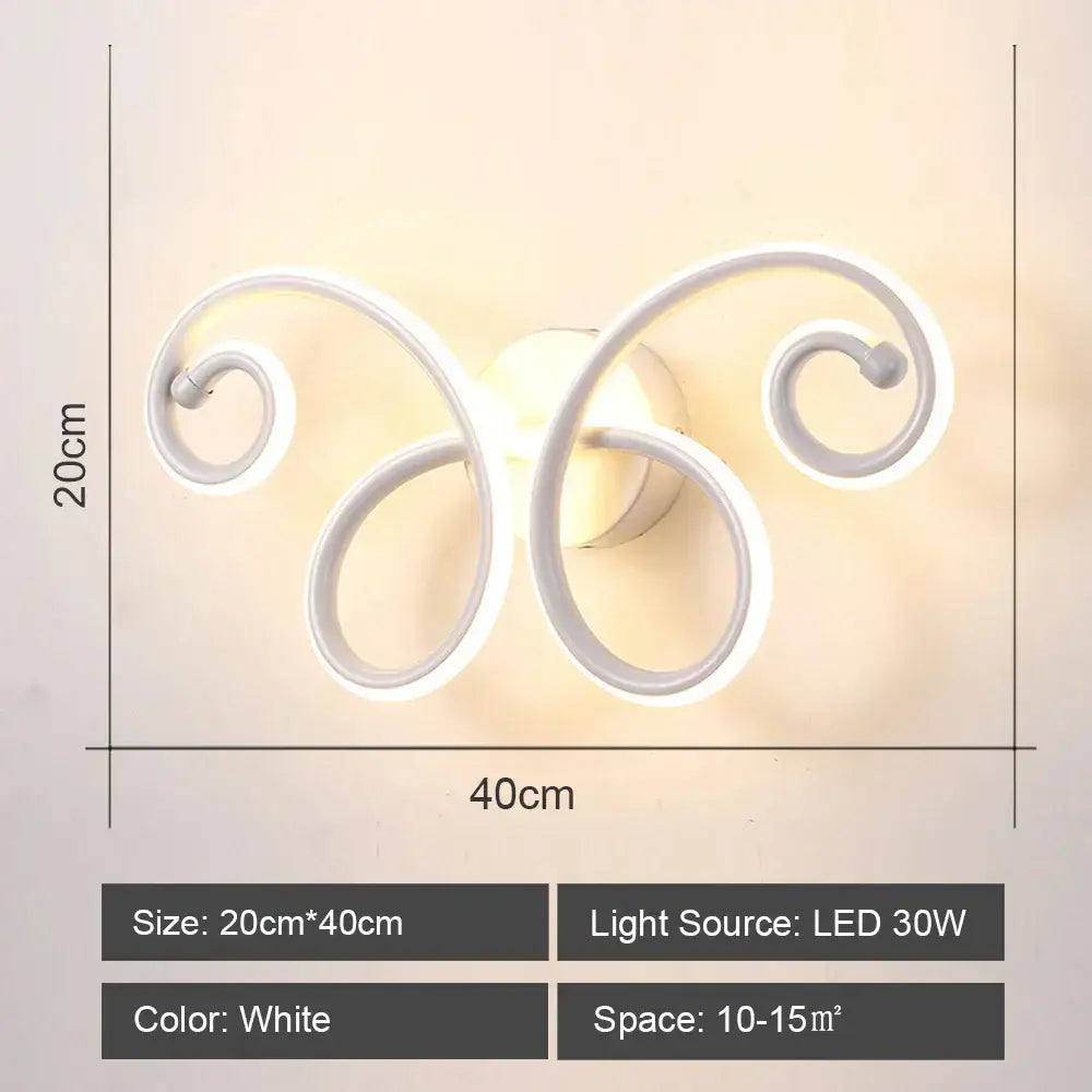 White Acrylic Wall Sconce for Corridor Lighting