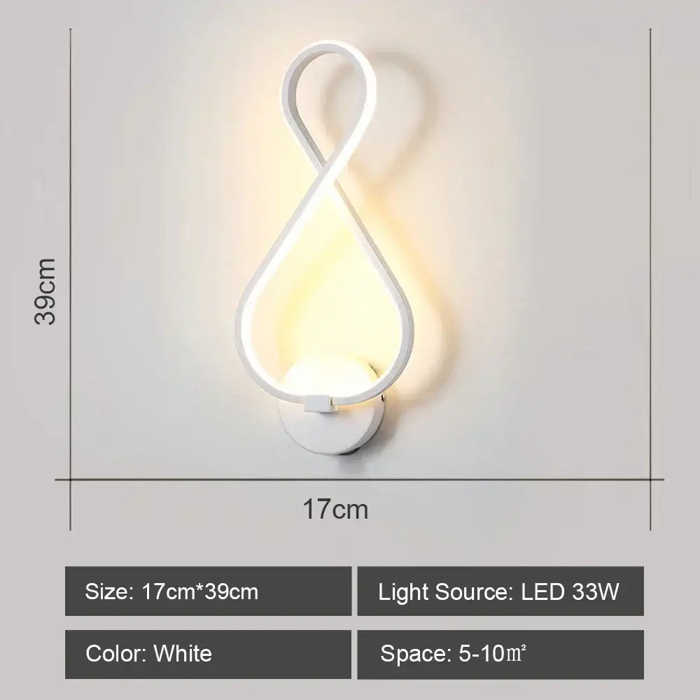 White Acrylic Wall Sconce for Corridor Lighting