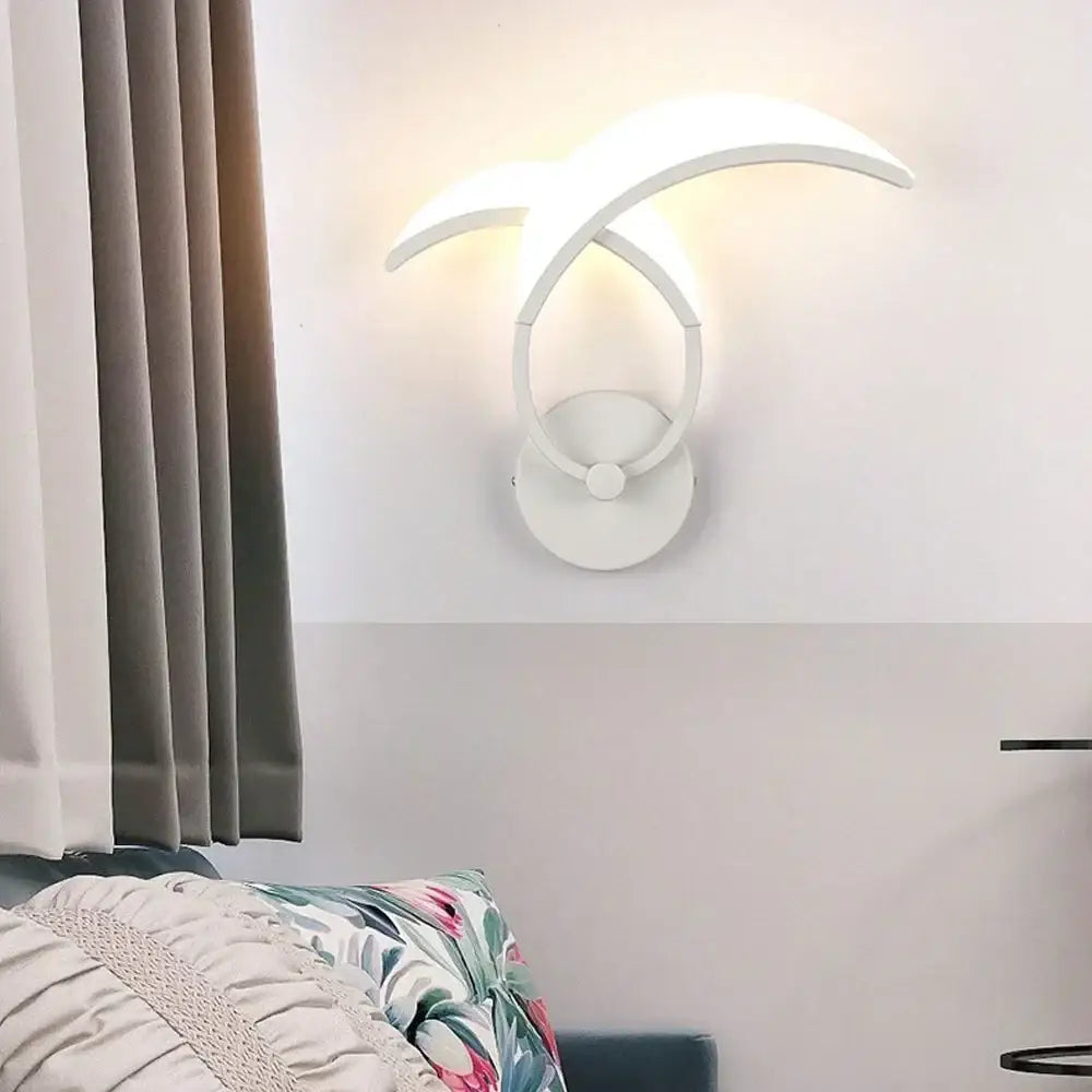 White Acrylic Wall Sconce for Corridor Lighting