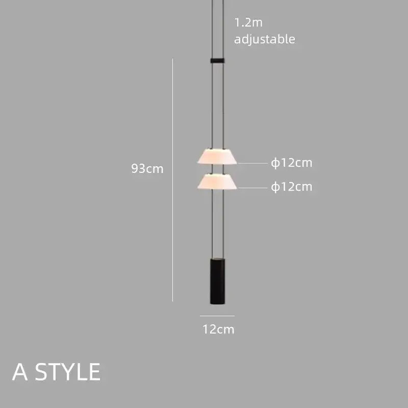 White Circular Pendant Light