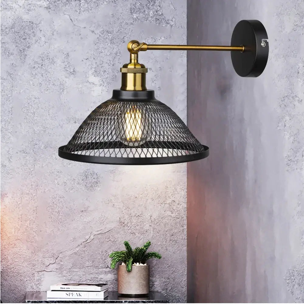 Iron Net Mesh Sconce