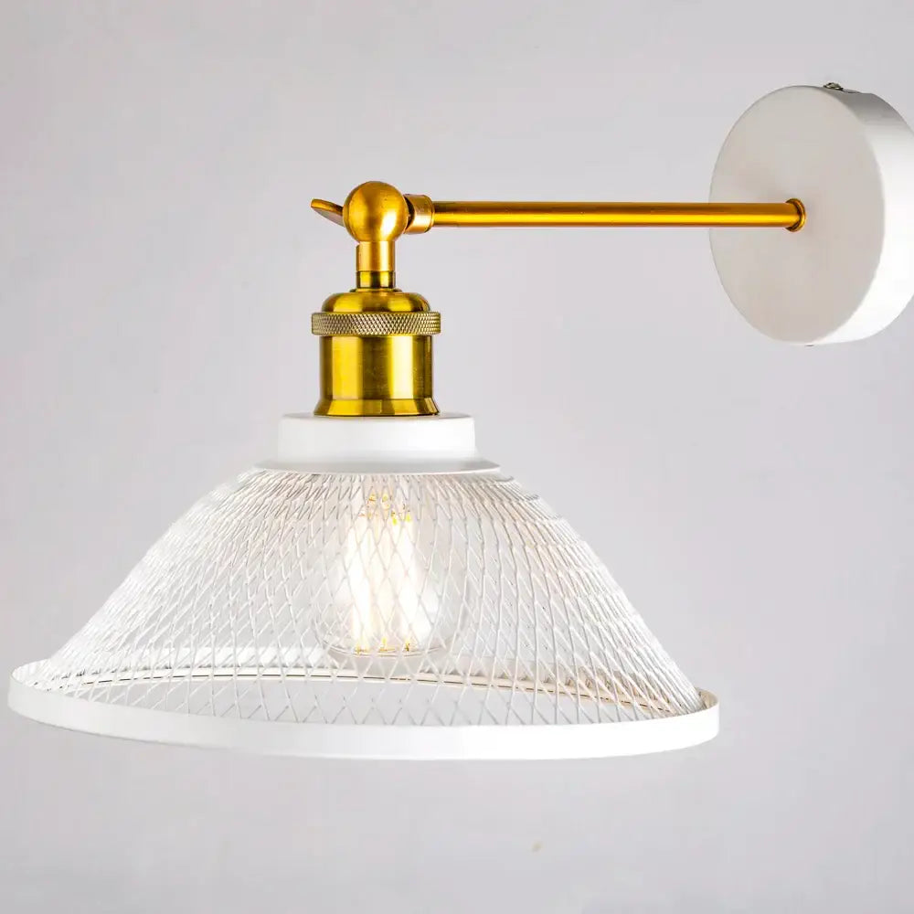 Iron Net Mesh Sconce