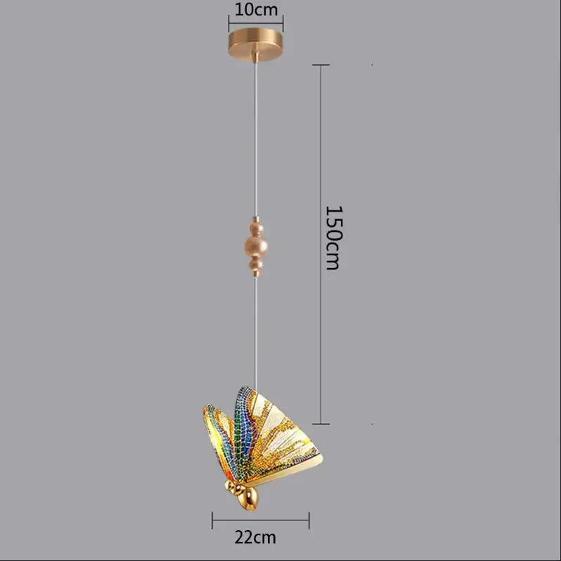 White Gold Butterfly Pendant