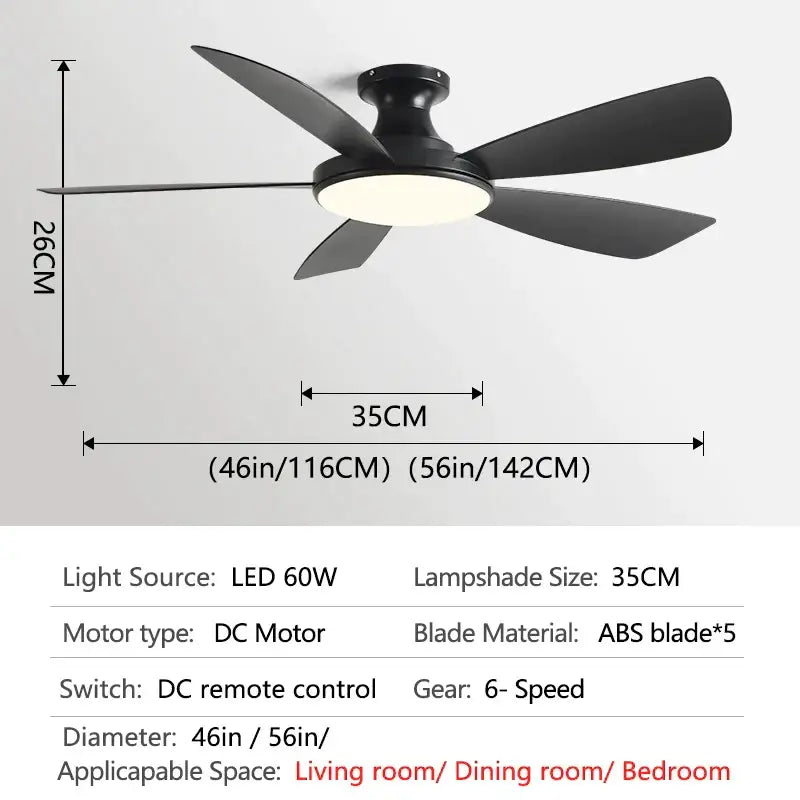 Brown Ceiling Fan Light