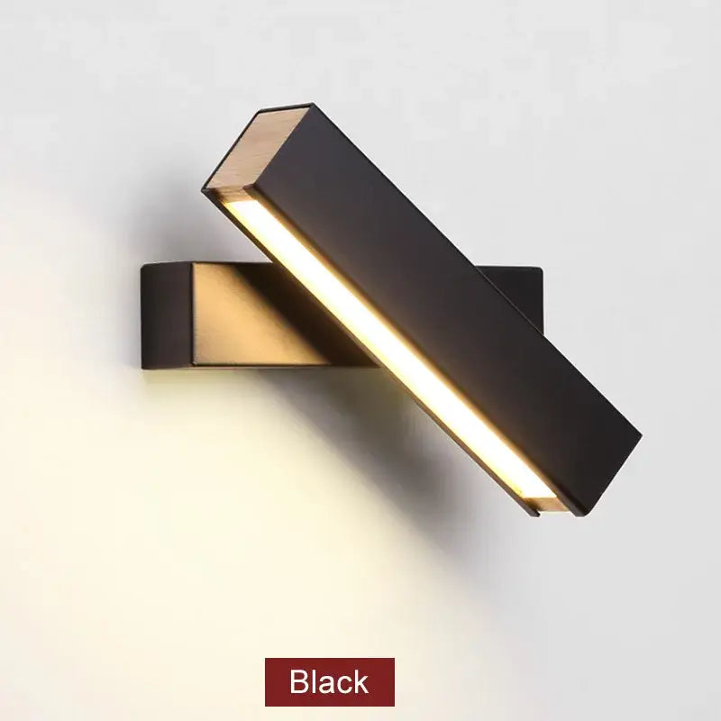 White Wood Wall Lamp
