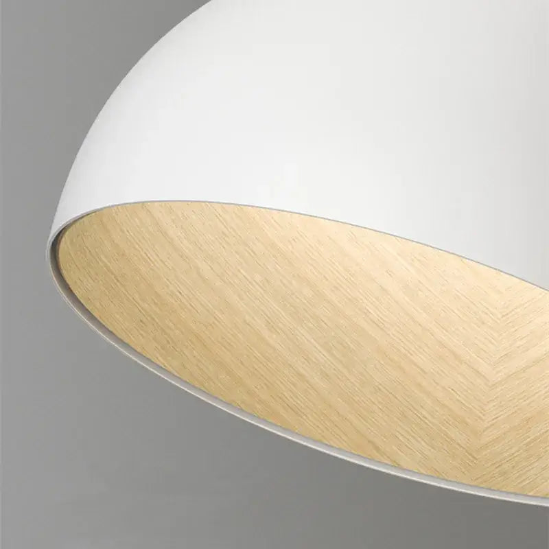White Wood Dome Light