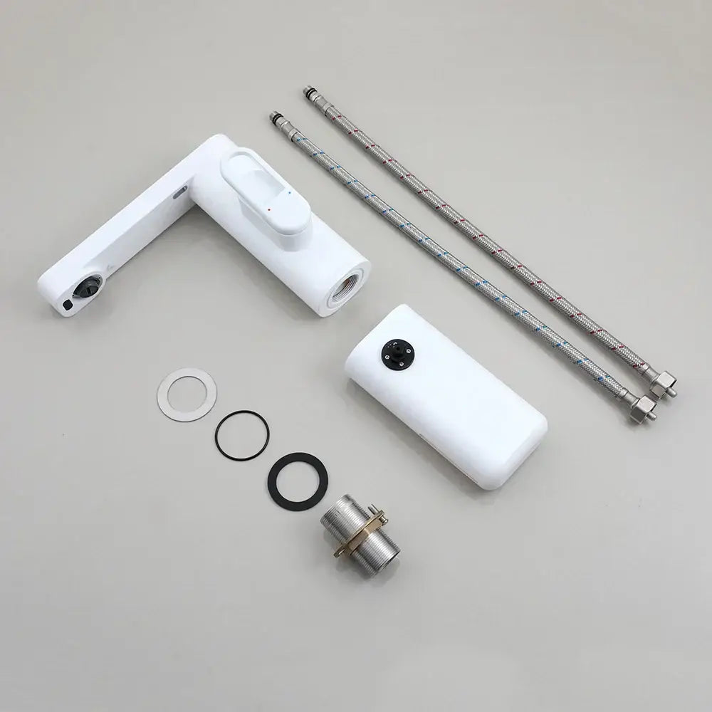 White Sensor Soap Faucet