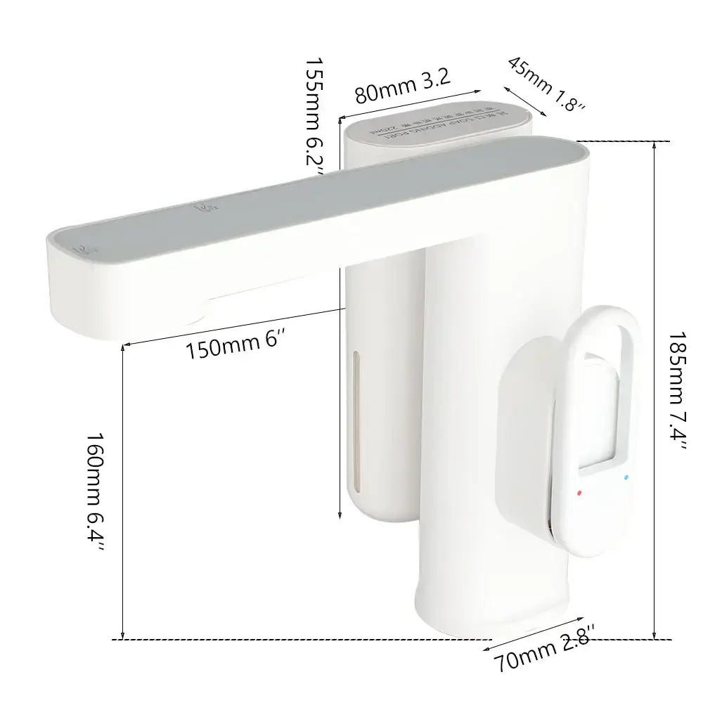 White Sensor Soap Faucet