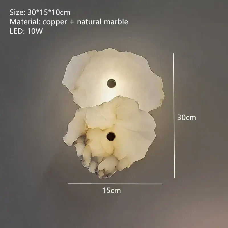 Alabaster Wall Lamp Sconce